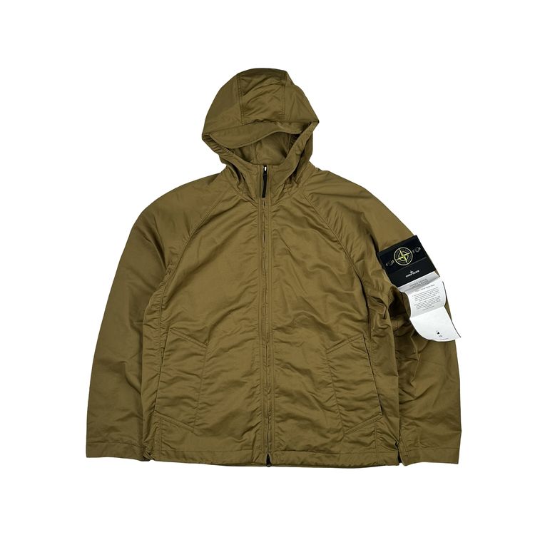 Stone Island 2023 Tan Hyper Dense Nylon Raso Jacket - Large image 1