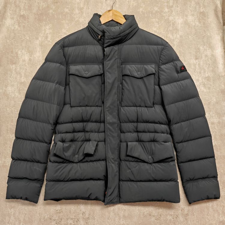 Piumino Peuterey uomo grigio antracite con imbottitura tecnica – M