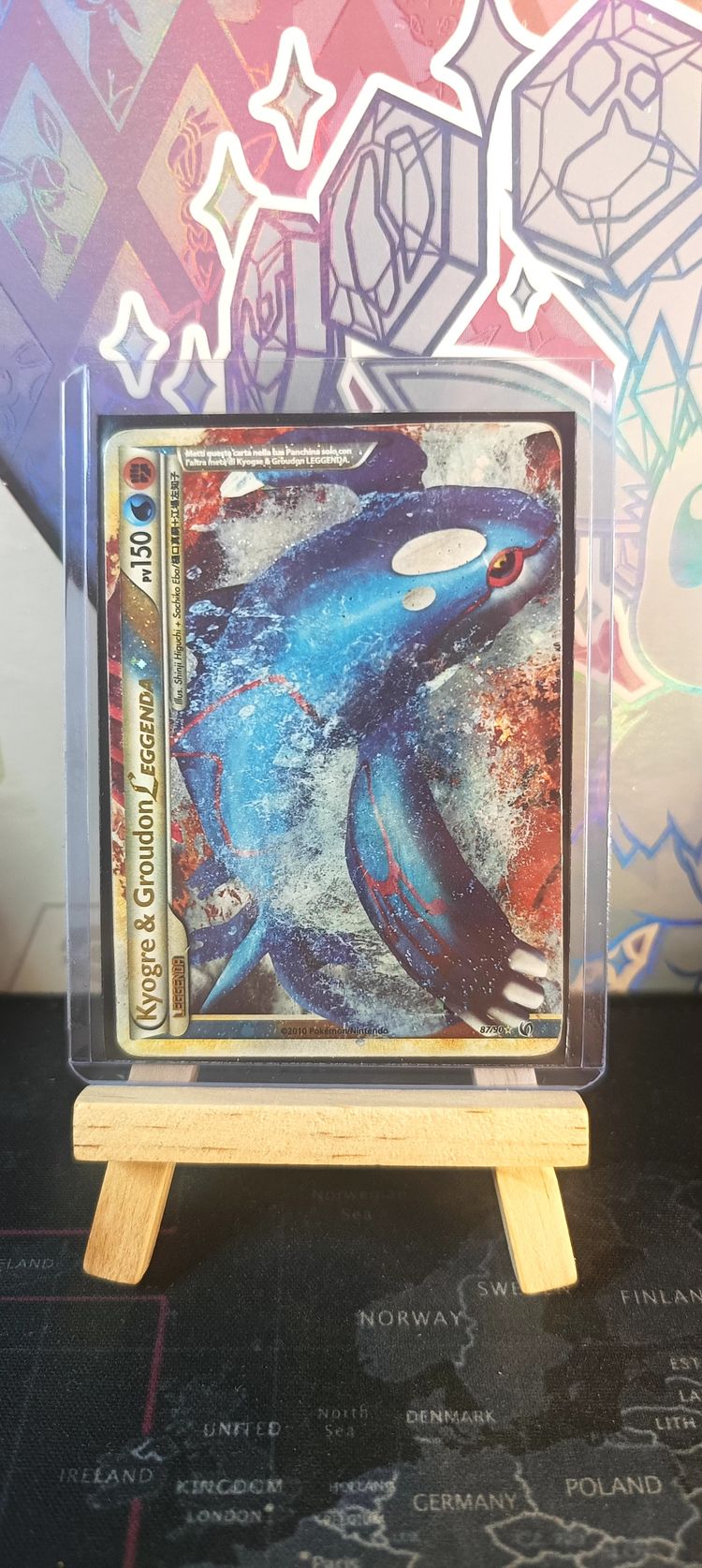 Kyogre & Groudon Legend Pokémon Card