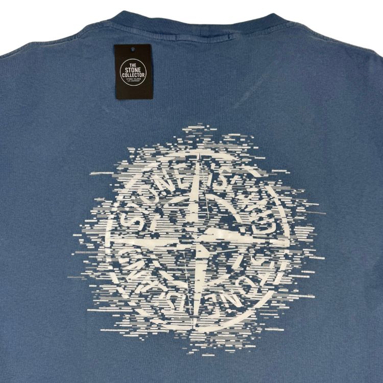 Camiseta Stone Island Azul manga corta - talla XL image 3