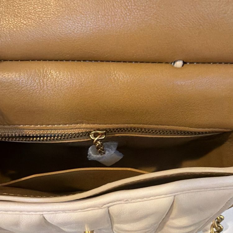 Coach Mini Willis Top Handle 18 Crossbody Bag Chalk Special Edition Quilted BNWT image 6
