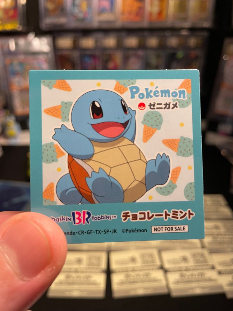 Immagine del prodotto Pokémon Pokémon Baskin Robbins New Set Sticker Squirtle