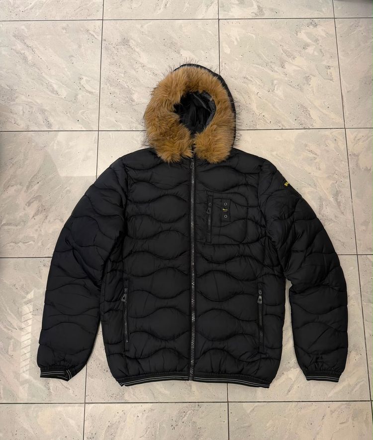 Blauer Puffer Jackets With Fur Hoods image 3