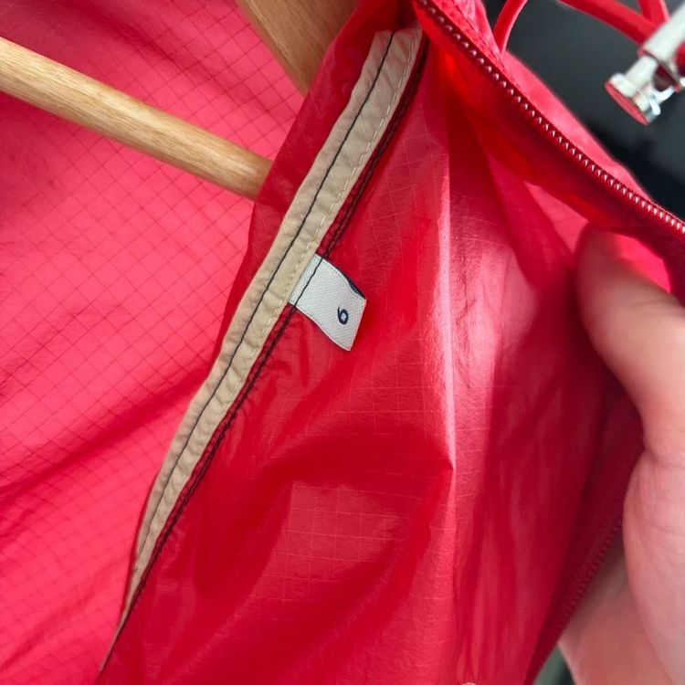 Moncler Dronne Red/Black Lightweight Track Jacket Windbreaker image 8