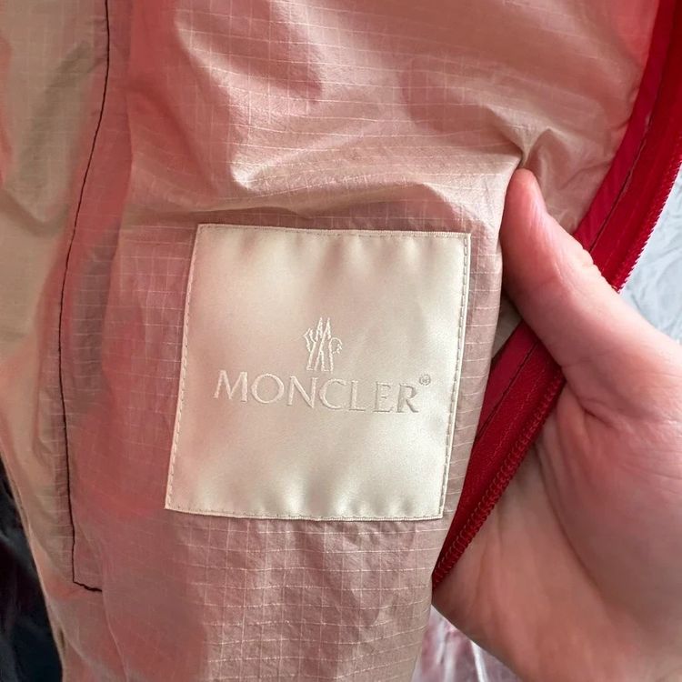 Moncler Dronne Red/Black Lightweight Track Jacket Windbreaker image 7