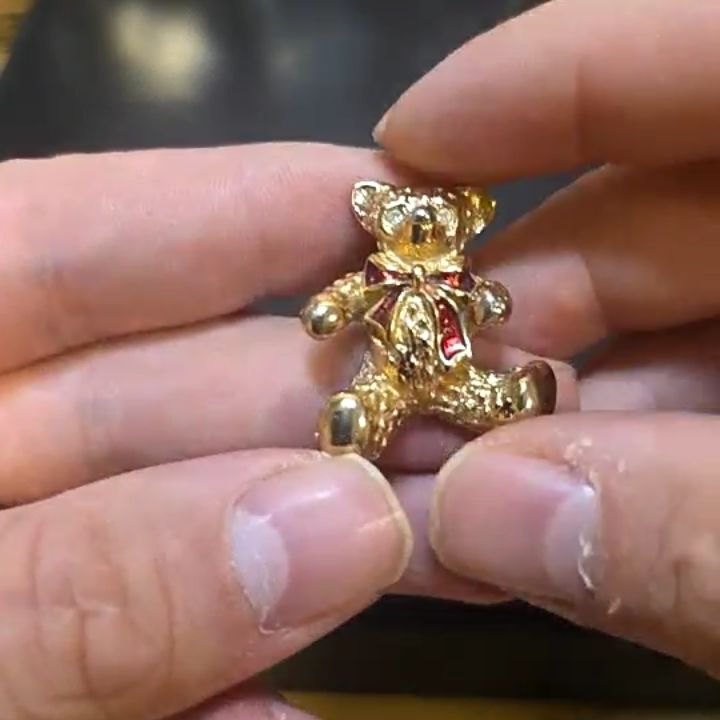 Unknown Teddy Bear Brooch - Other product image