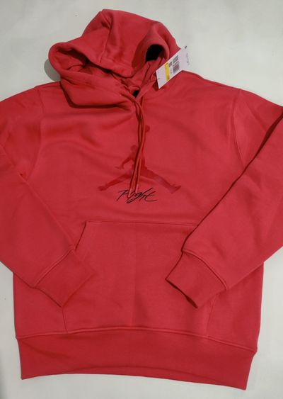 Jordan Red Hoodie With Front Pocket And Hood