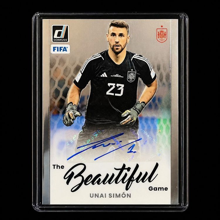 AUTO/ Unai Simon The Beatiful Game Panini Donruss 2024/25