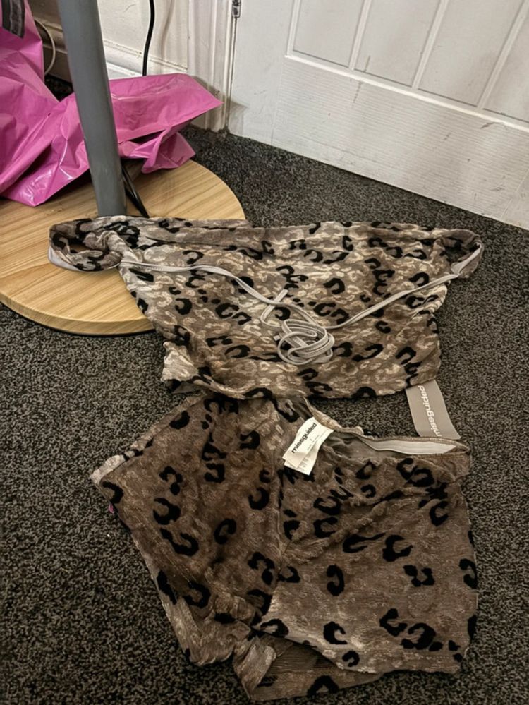 Missguided Missguided Leopard Print Two-Piece Set product image