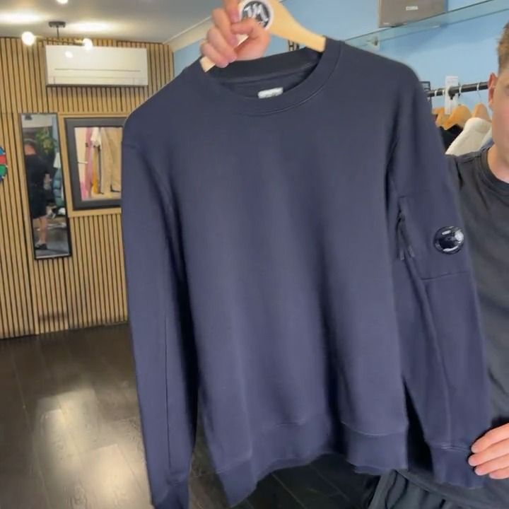 m cp company navy jumper image 1