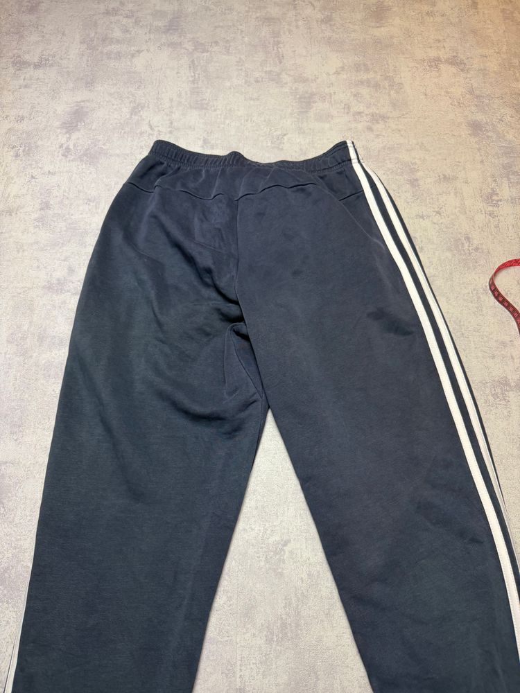 Adidas Navy Blue Track Pants Classic Casual Basic  image 5