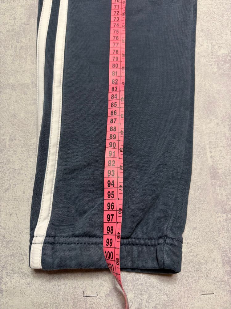Adidas Navy Blue Track Pants Classic Casual Basic  image 6