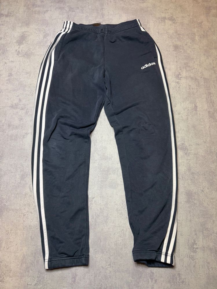 Adidas Navy Blue Track Pants Classic Casual Basic 