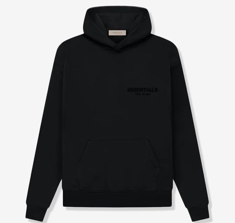 Fear Of God Essentials Black Hoodie