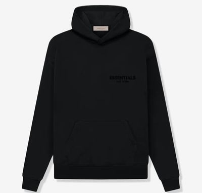 Fear Of God Essentials Black Hoodie