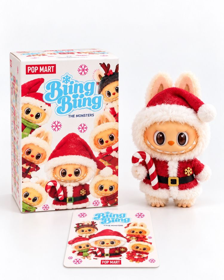 Pop Mart Labubu Bing Bing Edizione limitata Natalizia 
