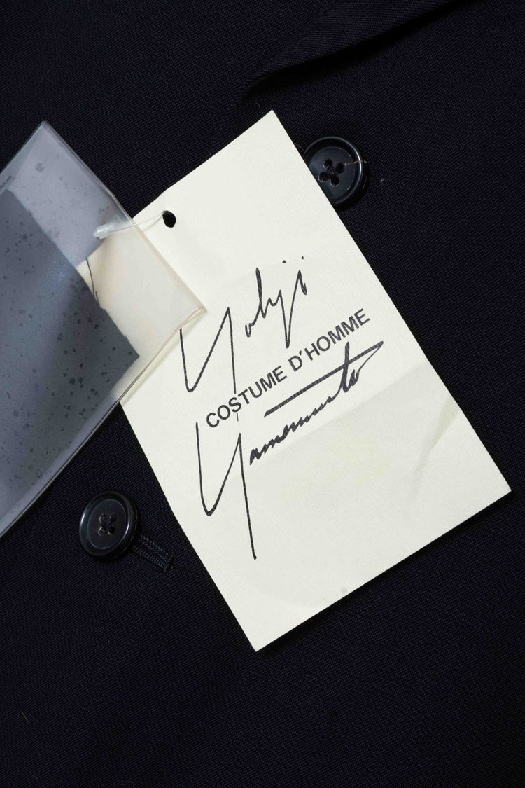 Yohji Yamamoto COSTUME D’HOMME Black Wool Longline Blazer Frock Coat image 5