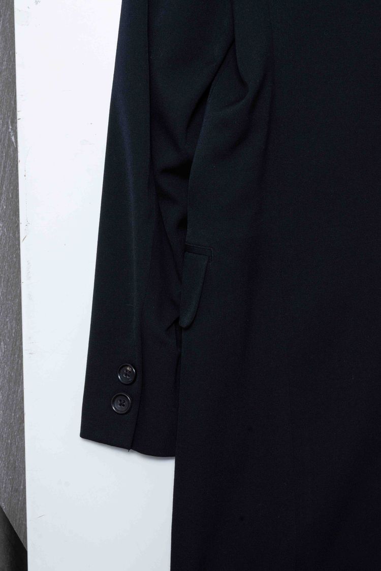 Yohji Yamamoto COSTUME D’HOMME Black Wool Longline Blazer Frock Coat image 6