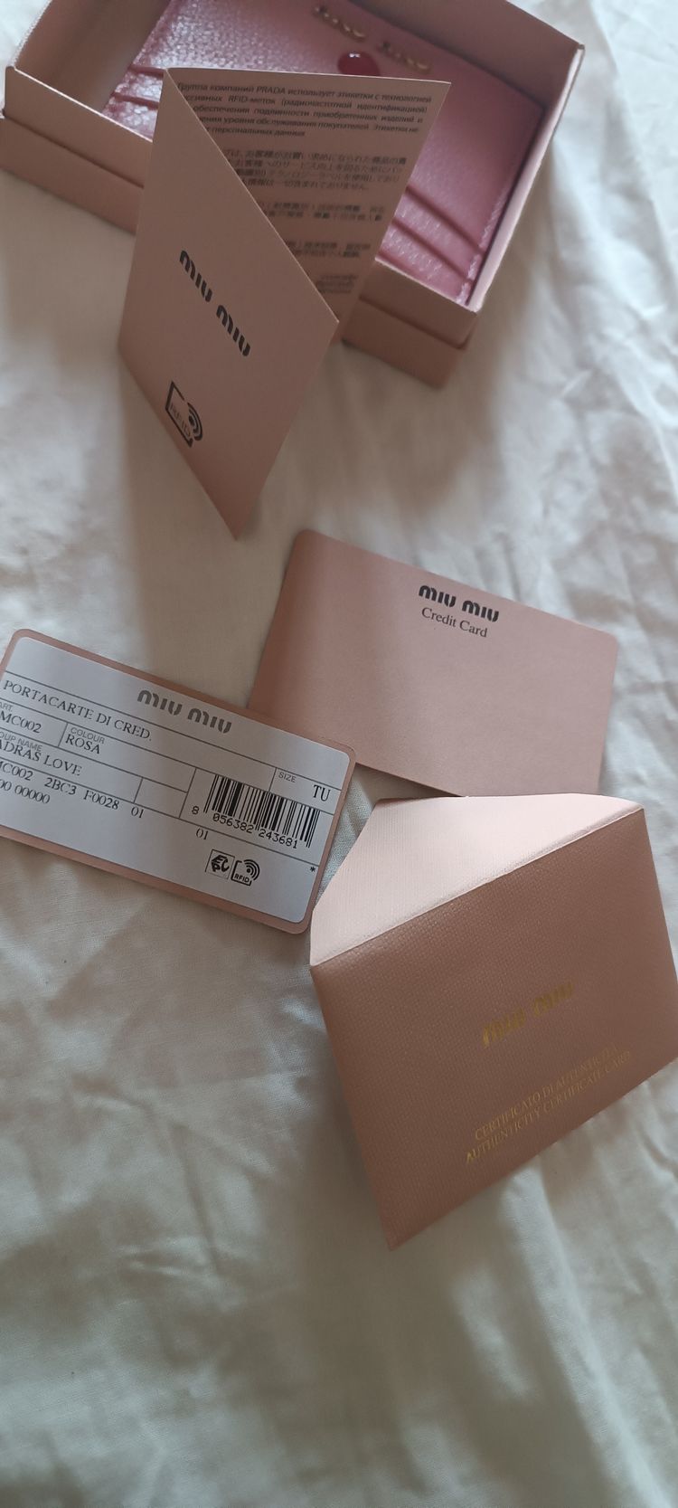 Miu Miu Pink Card Holder image 6