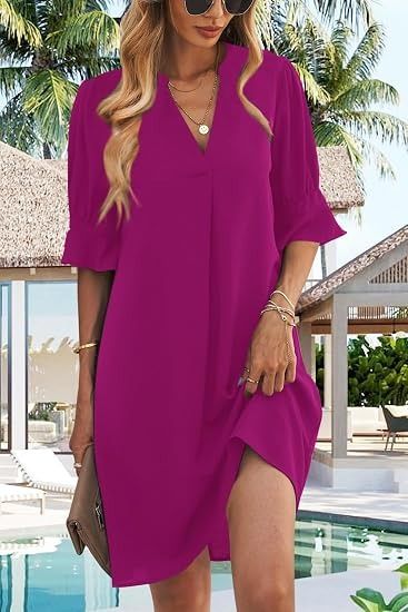Immagine di Purple Casual Dress 1