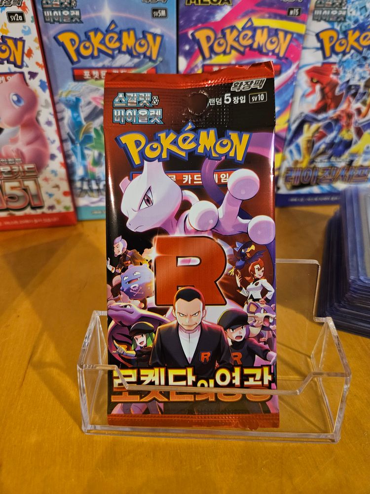 Team rocket Korean Pokémon Trading Card Game Booster Pack