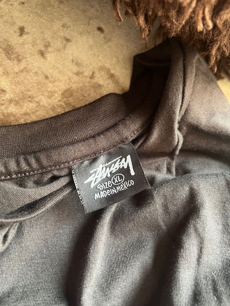 Immagine di Stussy Black T-Shirt With Dice Graphic 3