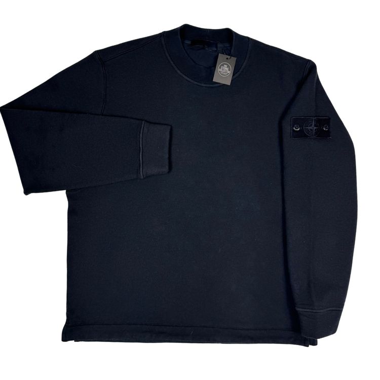 Sudadera cuello redondo Stone Island Ghost Azul marino - talla L