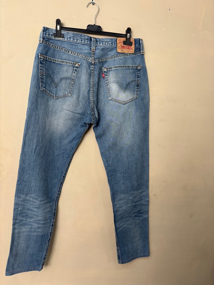 Levi'S 501 Blue Jeans 33x32 image 5