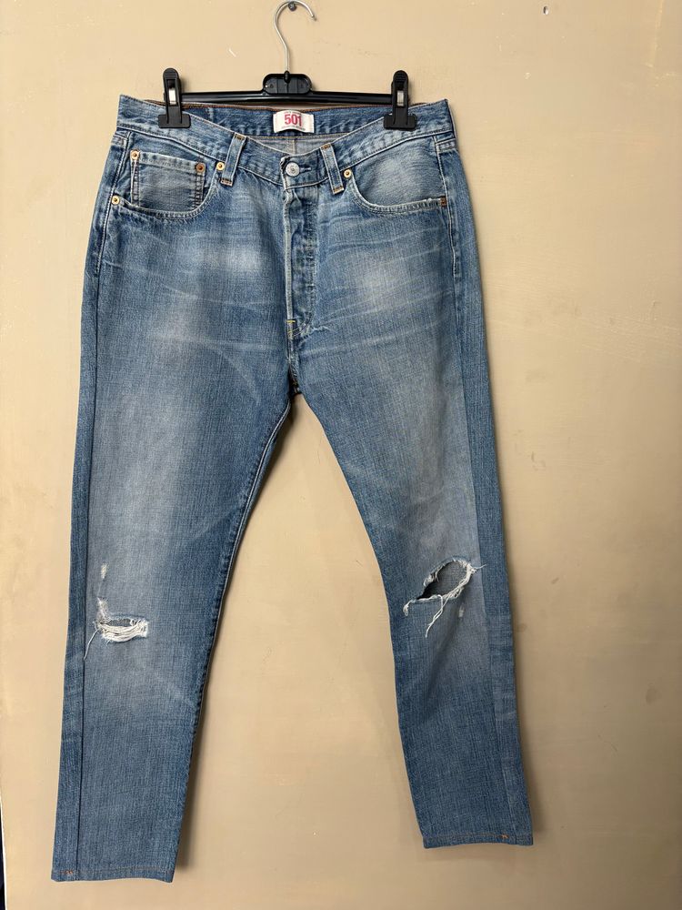 Levi'S 501 Blue Jeans 33x32 image 2