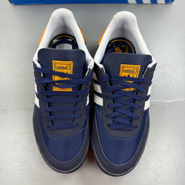 Adidas Originals PT Size UK 1 Navy White Orange Running Kids Trainers Q33633 image 2