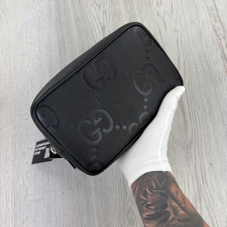 Immagine di Gucci Jumbo GG Black Leather Travel Bag 2