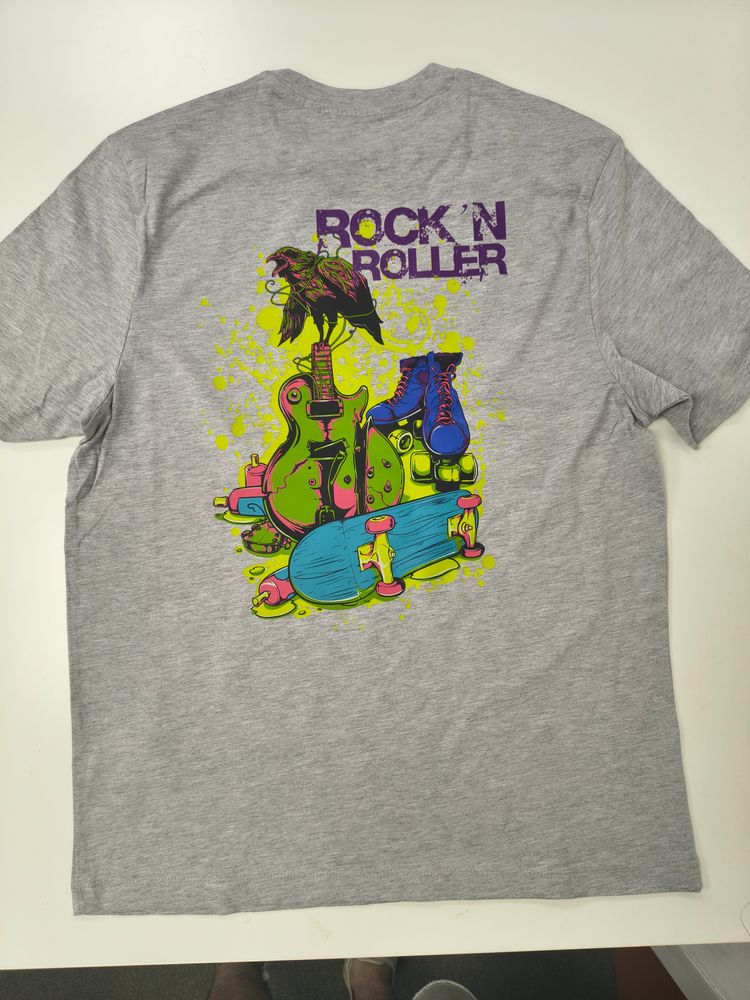 *New Release* Zero13 Rock n roller Grey T-Shirt. All sizes
