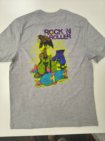 *New Release* Zero13 Rock n roller Grey T-Shirt. All sizes