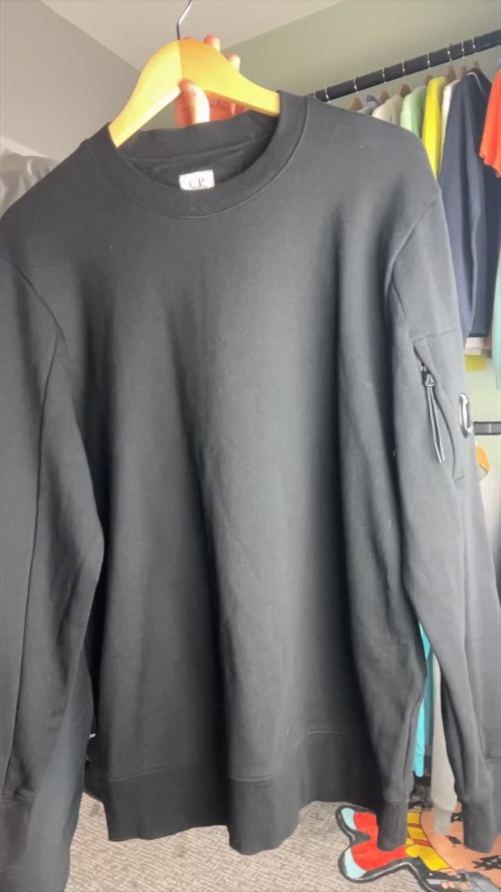 CP Company black xl heavyweight jumper cp product image