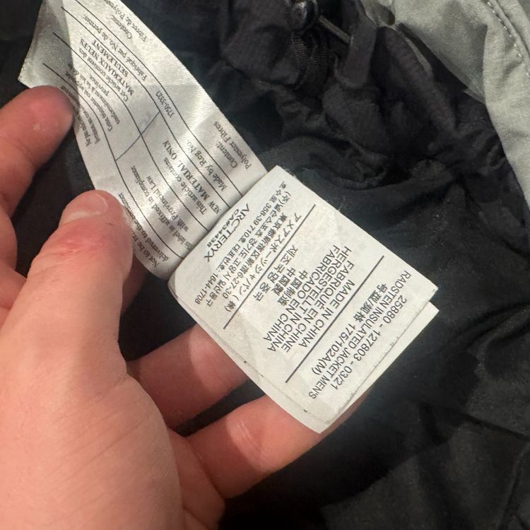 Arc'teryx Radsten Insulated Jacket Men's Medium Grey 2021 RRP £550 image 7