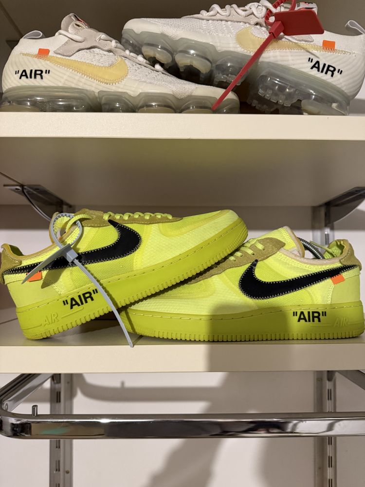 *USED* Air Force 1 x Off white Volt *44