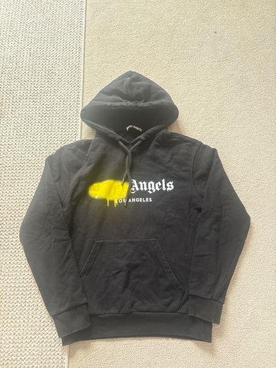 Palm Angels Black Los Angeles Hoodie Small