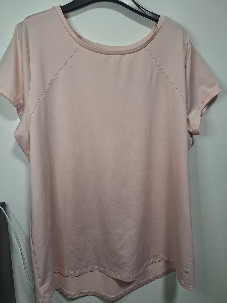 M&S Collection Light Pink Short Sleeve M&S Active Sports Top – Size 22 – Plus Size Activewear product image