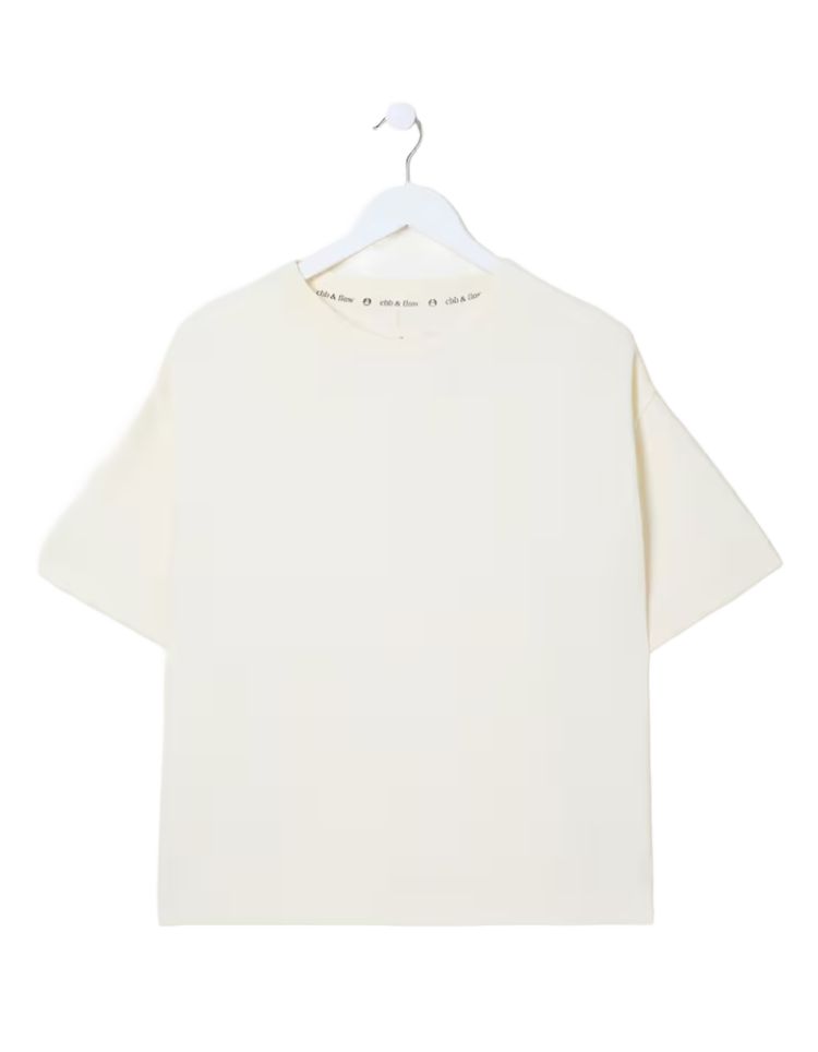 Women's Sol Crew 100% Cotton Sweatshirt in Ivory (Imperfect) 4
