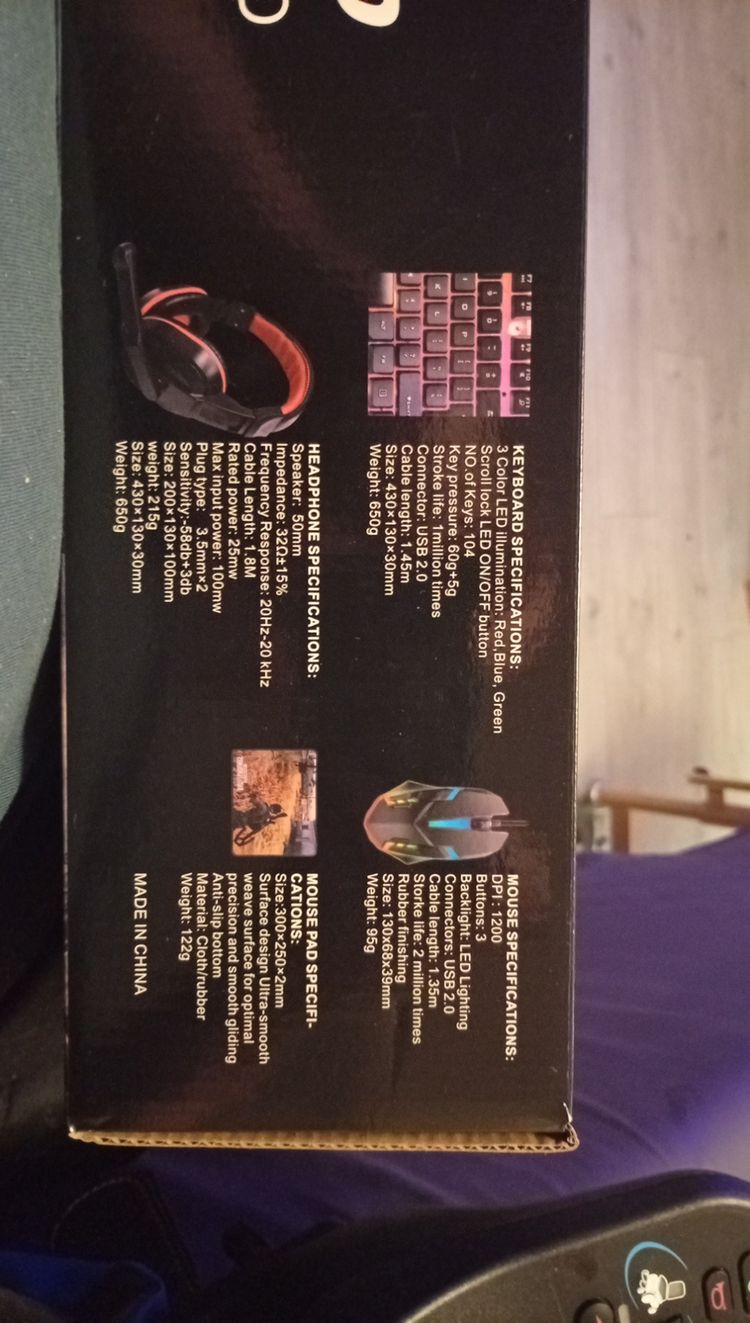 Immagine di 4 In 1 Led Gaming Combo 4