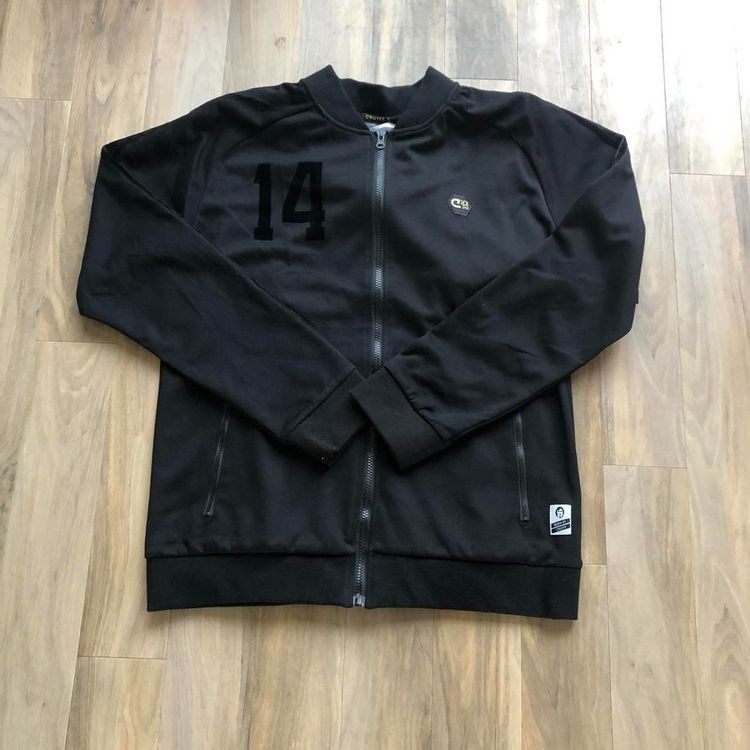 *BNWT* Cruyff Sports 14 Bomber Jacket, Black Gold *RARE* 6