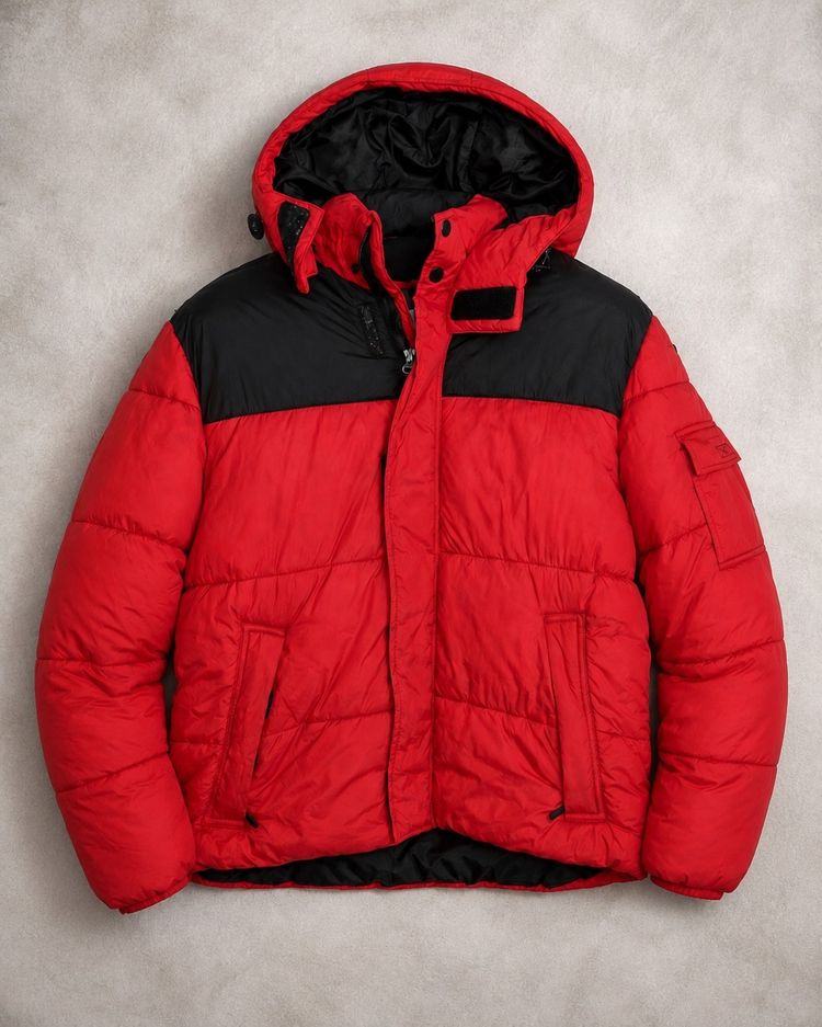 Immagine di H&M Red And Black Puffer Jacket 3