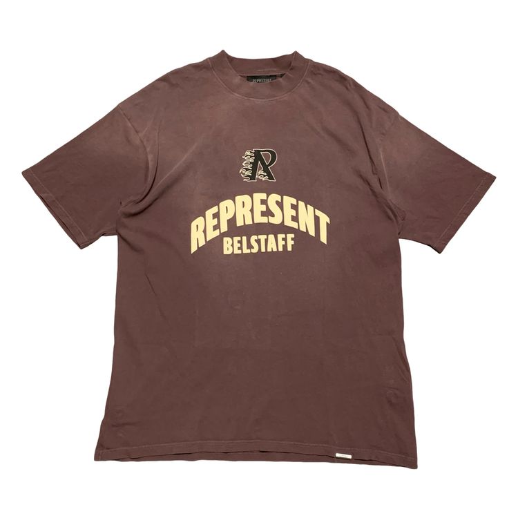 Represent x Belstaff Small Tee Flame Plum T-Shirt