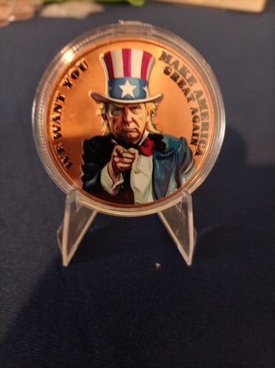 1 oz Copper Coin With Patriotic Design