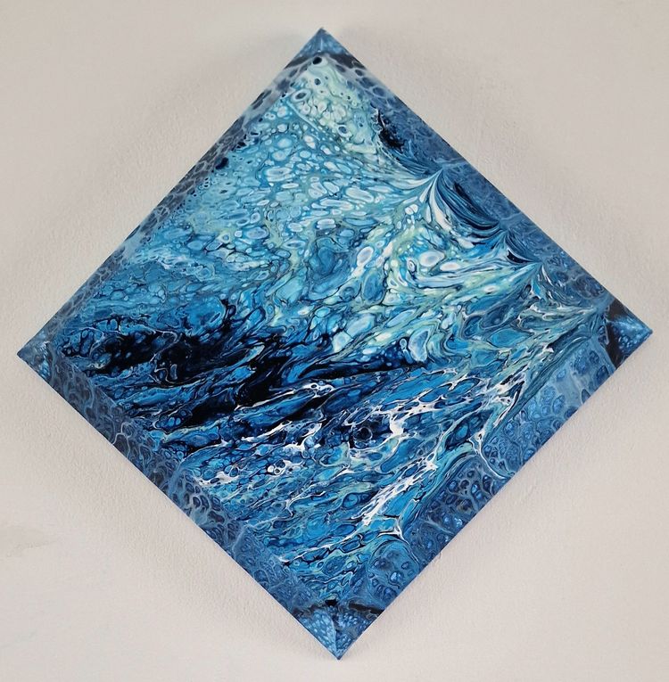 Variety of Poured Paintings