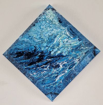 Variety of Poured Paintings