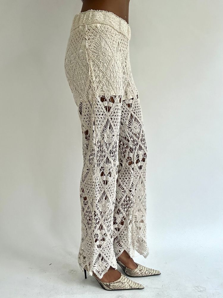 Immagine di BEST PICKS | small white old zara crochet trousers 7
