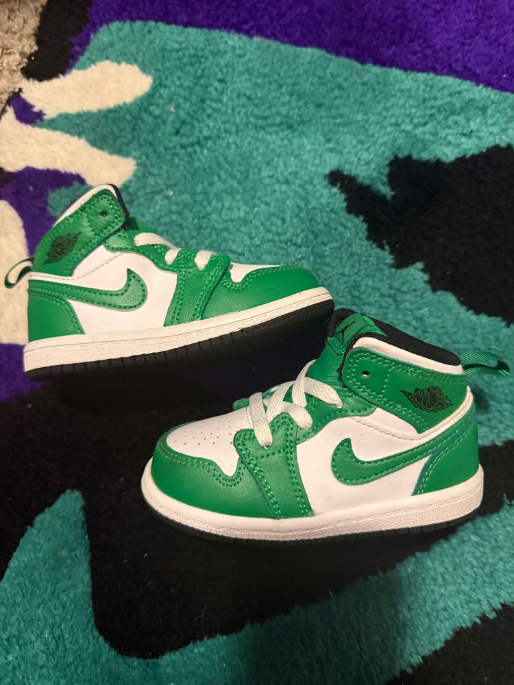 Jordan 1 Mid Lucky Green 6C image 1