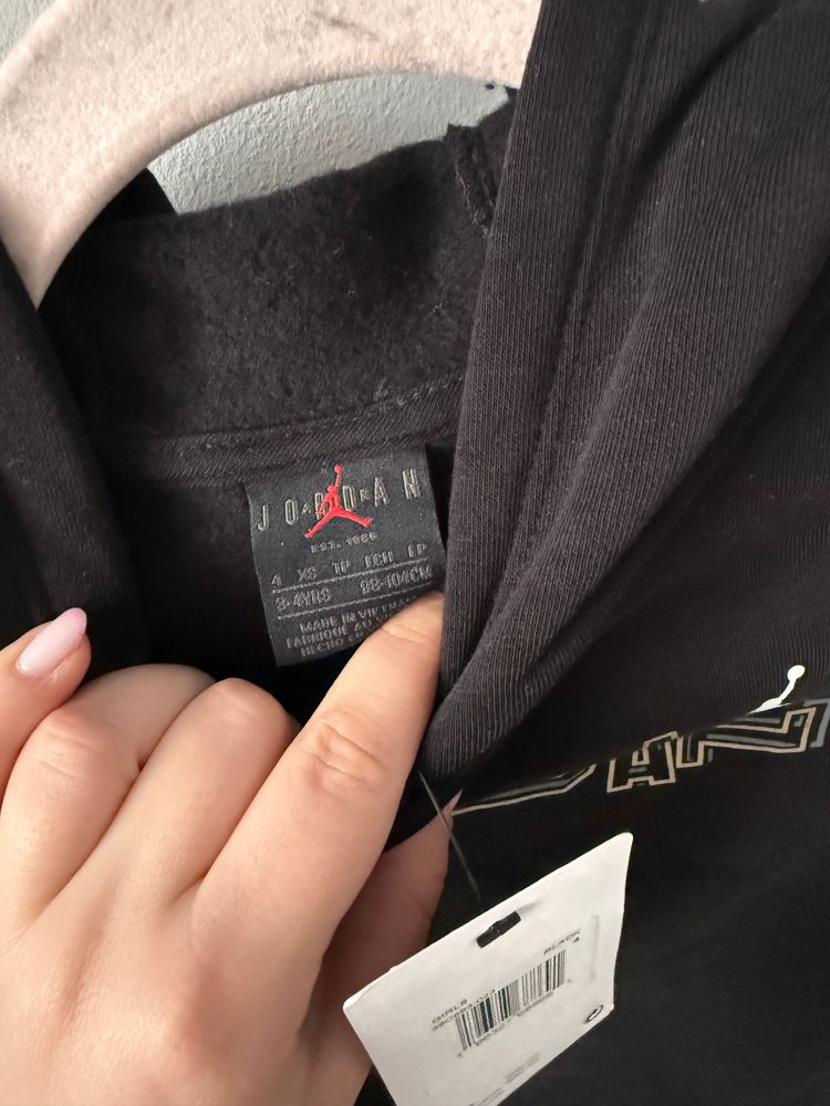 Jordan Kids Black Hoodie bluza dziecięca  image 5