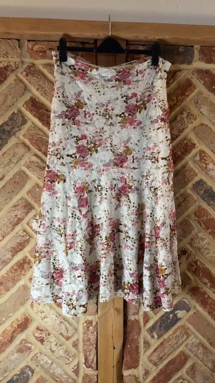 Clothes Contact Flower Lace Rose Skirt